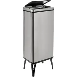 WellHome - Intelligenter Mülleimer 60L in Grau 35,5x26x95,5 cm – automatische/manuelle Öffnung