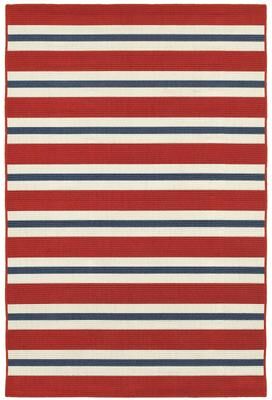 Style Haven Martinique Horizontal Multi-Striped Area Rug