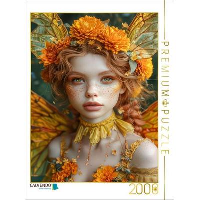 CALVENDO Puzzle Fee der Chrysanthemen | 2000 Teile Lege-Größe 90x67cm Foto-Puzzle für glückliche Stunden, von , Calvendo Puzzle