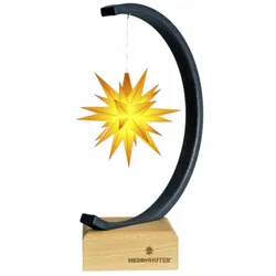 Herrnhuter Sterne 71820 Sternenbogen Metalldesign - anthrazit Stern A1e gelb