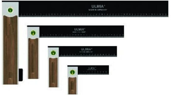 Winkel Alu-Line Schenkel-L.250mm Griff-L.150mm justierbar Alu./STA/Nussbaum ; ULMIA (500-250)