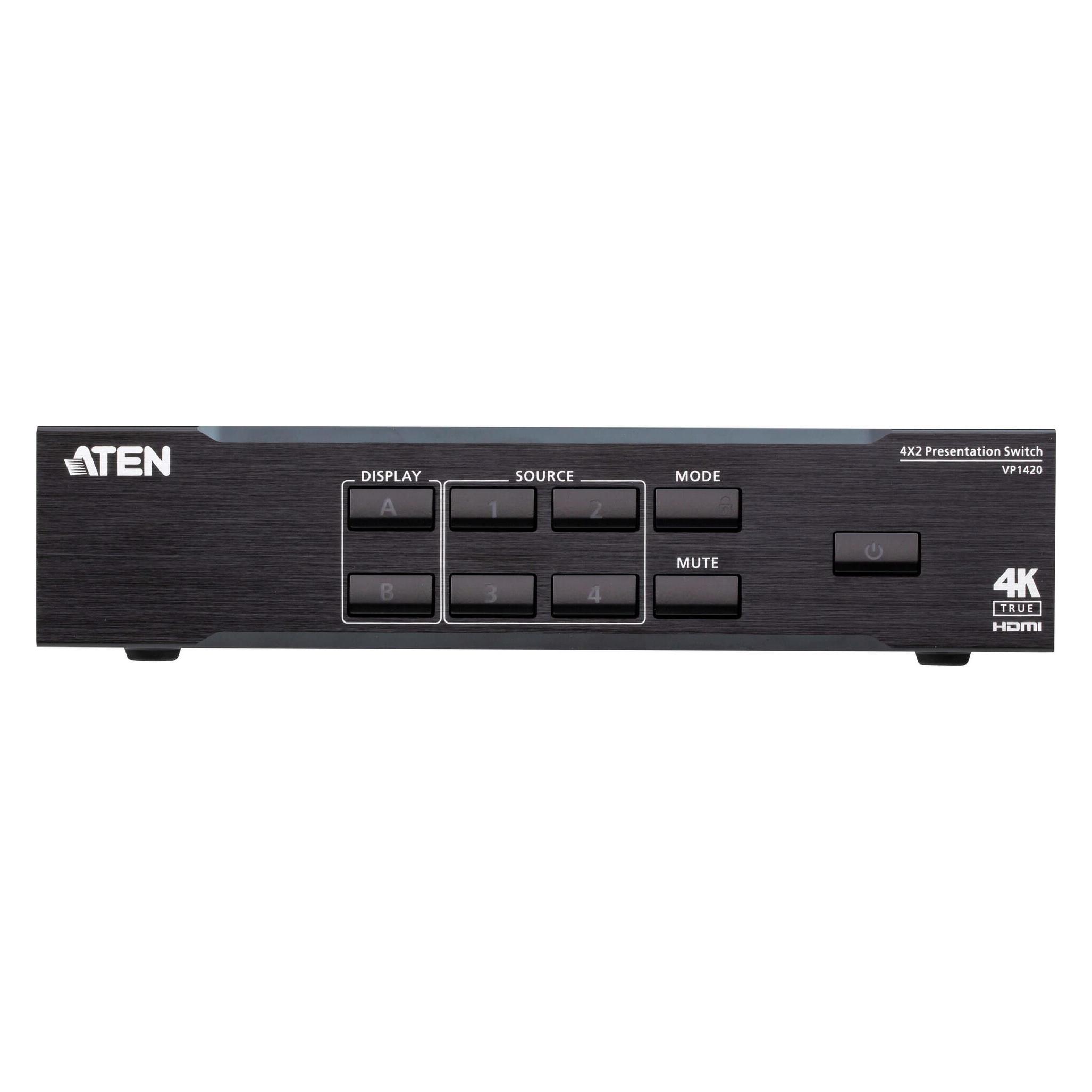 Aten VP1420 4 x 2 True 4K Presentation Matrix Switch (VP1420)