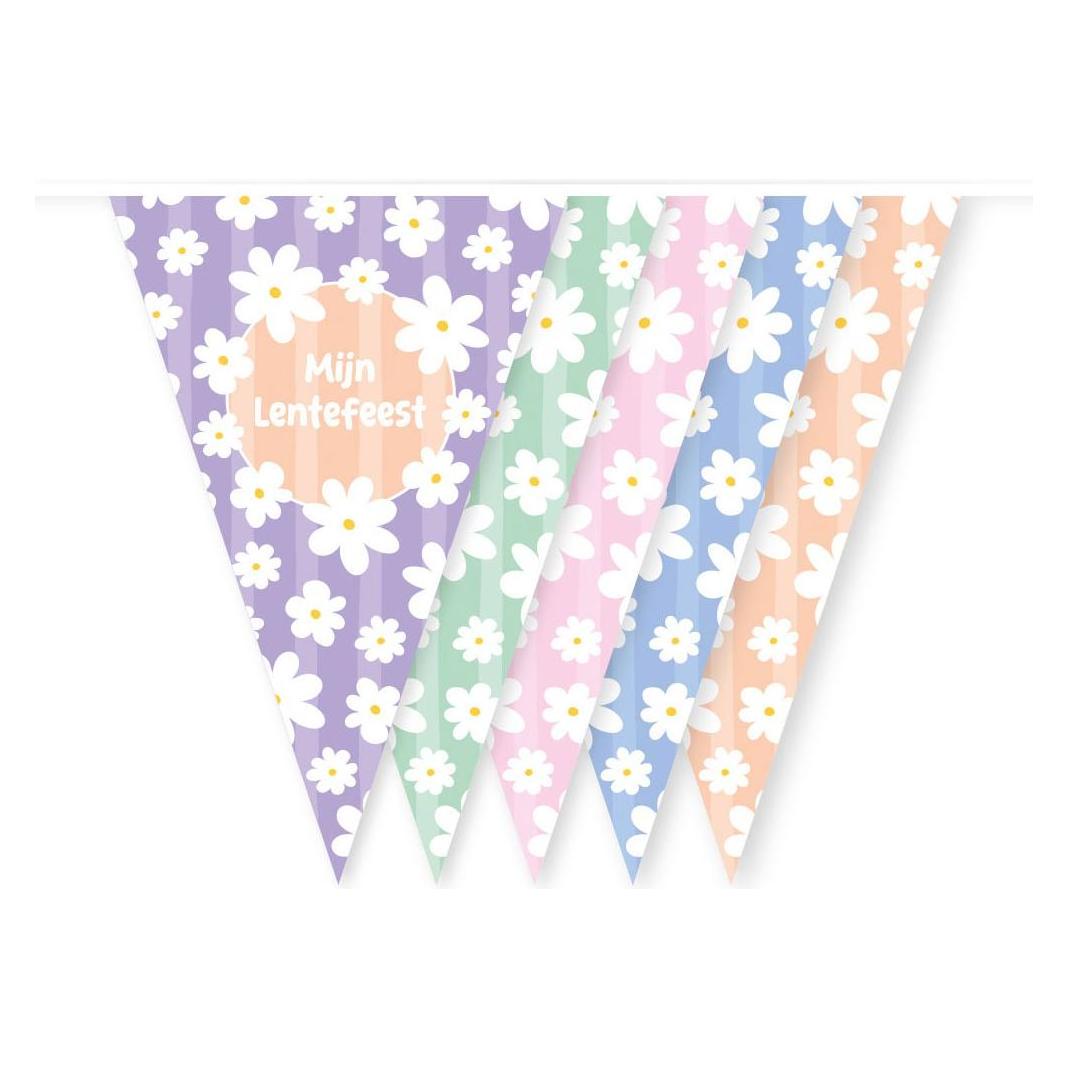 Globos Europe Gänseblümchen-Wimpelkette Meine Frühlingsfeier - 10 m (70727484)