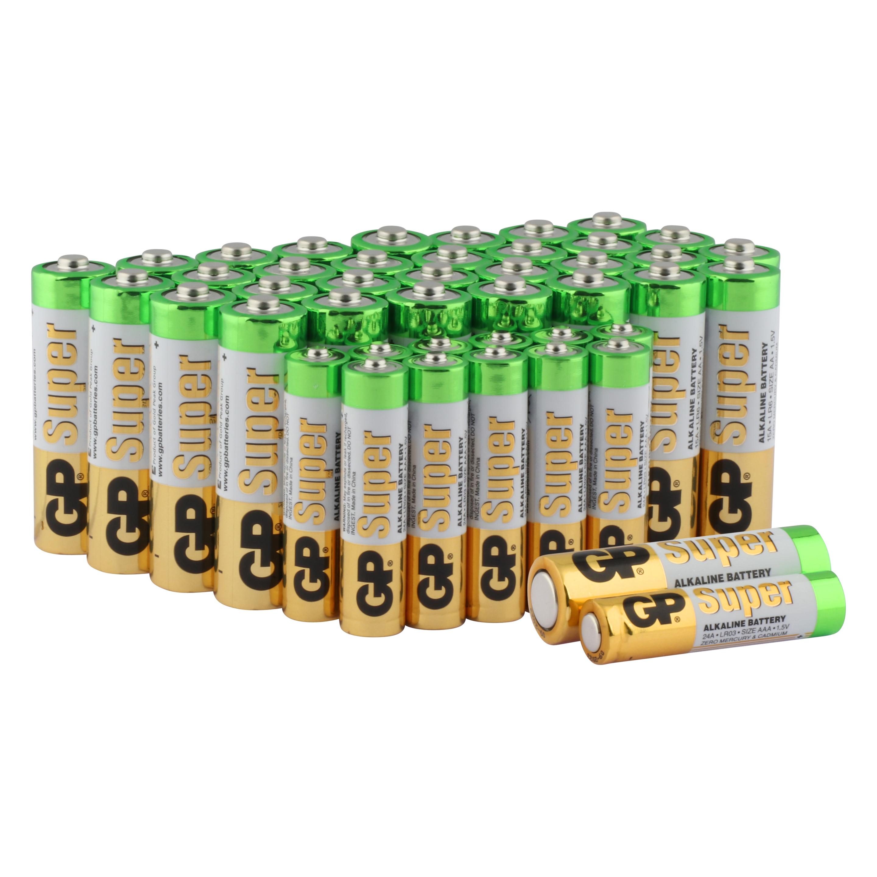GP Batteries Batterie-Set Micro, Mignon 44 (44 Stk., AA) (030MEGAPACK)