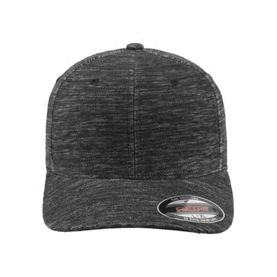 Flex Cap FLEXFIT "Flexfit Unisex Twill Knit Flexfit", Gr. L/XL, grau, 66% Polyester, 30% Viskose, 4% Elasthan, unifarben, Caps