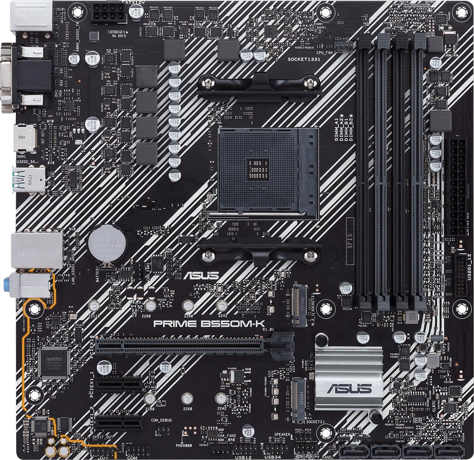 Asus Prime B550M-K Motherboard AMD B550 AM4 Micro ATX