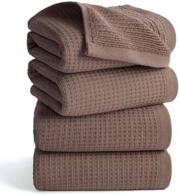 American Soft Linen Luxury Extra Soft 100% Cotton 4 Packed Hand Towels