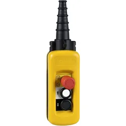 Schneider Electric Hand Pendel-Steuereinheit 2-Funktion, Schalter + Taster, Gelb