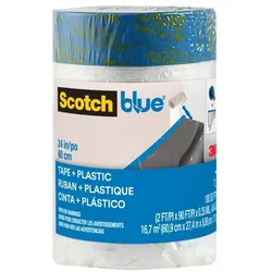 Scotch Malerabdeckfolie »ScotchBlue« Nachfüllrolle 16,7 m2 blau, 60.9 cm