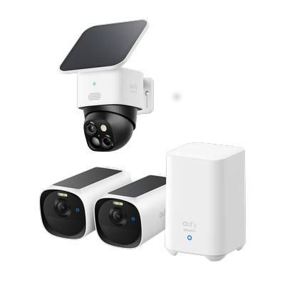 eufyCam E40 2-Cam Kit (HomeBase™ 2) + eufy SoloCam S340 bundle