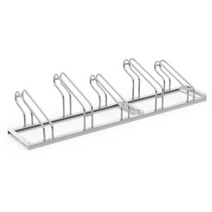 RR-Solutions Fahrradständer R2W, Bodenmontage / freistehend, Einstellparker, Breite 195cm, für 5 Fahrräder