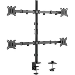 equip Tischhalterung (Tisch, 36 kg, 17" - 32"), TV Wandhalterung, Schwarz