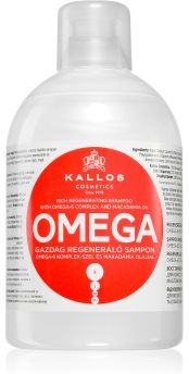 Kallos KJMN Professional champô regenerador com complexo omega-6 e óleo de macadâmia 1000 ml. KJMN Professional