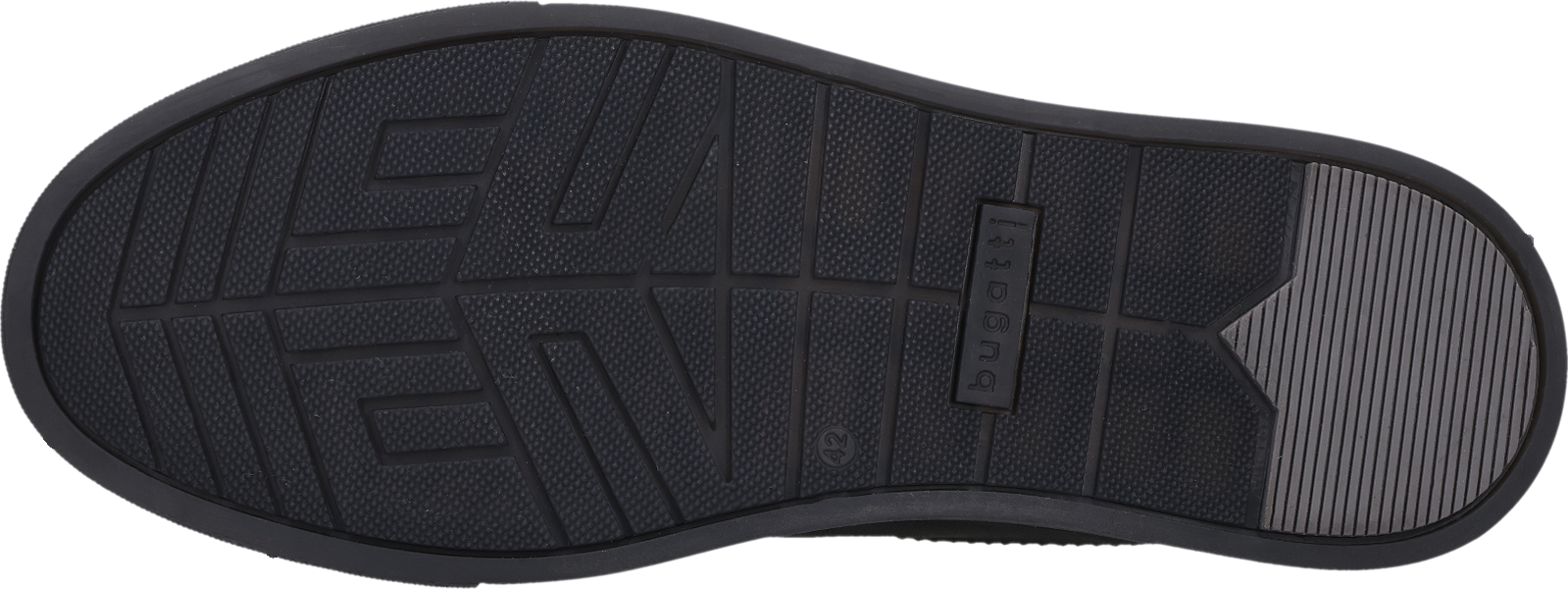 Sneaker BUGATTI, Herren, Gr. 44, Textil, schwarz, Nappaleder, Schuhe Sneaker, Retro Sneaker, Business-, Anzug Sneaker
