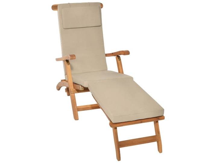 DECKCHAIRAUFLAGE Loftlux DC 175/45/5 cm Natur