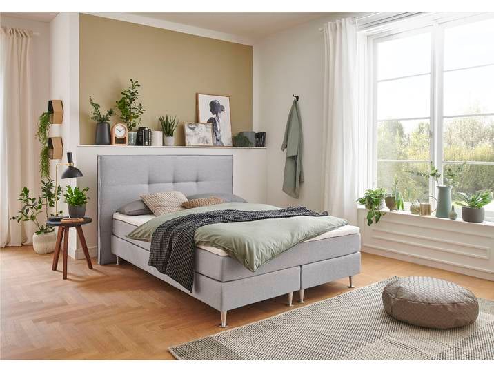 ATLANTIC home collection Barnett mit Taschenfederkern-Matratze und Topper