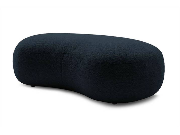 Hocker BOBOCHIC SAINT-GERMAIN 90x147x47cm boucle-stoff dunkelblau