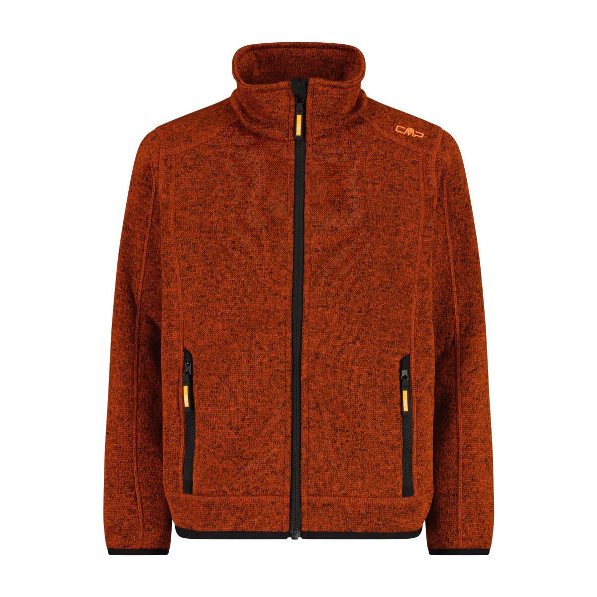 CMP KID Fleece Jacket brick-nero (09CZ) 92 3H60744-09CZ-92