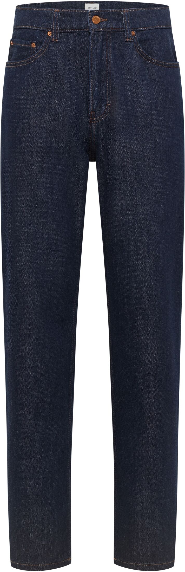 Straight-Jeans MUSTANG "Herren Style Jeff Relaxed Straight", Herren, Gr. 31, Länge 32, blau (942 dunkelblau), Denim/Jeans, 100% Baumwolle, unifarben, straight fit, Jeans Straight-Jeans 942 dunkelblau 31, Länge 32