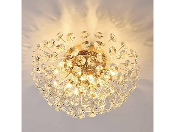 Plafonnier moderne en cristal de pissenlit français, boule de feu, or français, éclairage de Restaurant, salon, chambre à coucher, G9LED