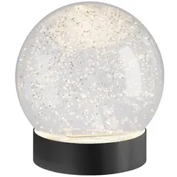 Sompex LED-Tischleuchte Glamor Bauble Kunststoff Schwarz 13 cm