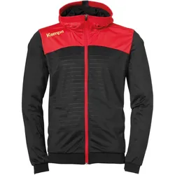 Kempa Emotion 2.0 Kapuzenjacke schwarz/rot/gelb L