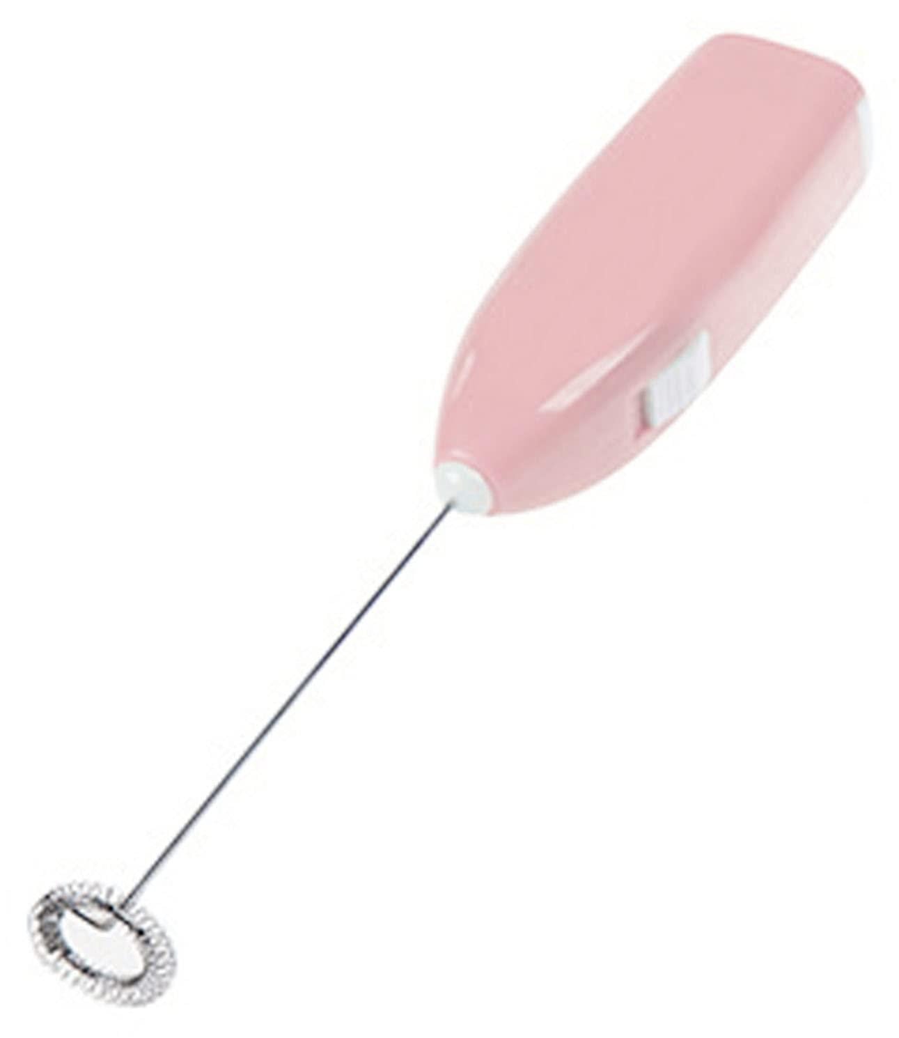 Dripio Elektrische melkschuimer, draadloze handmixer, roze