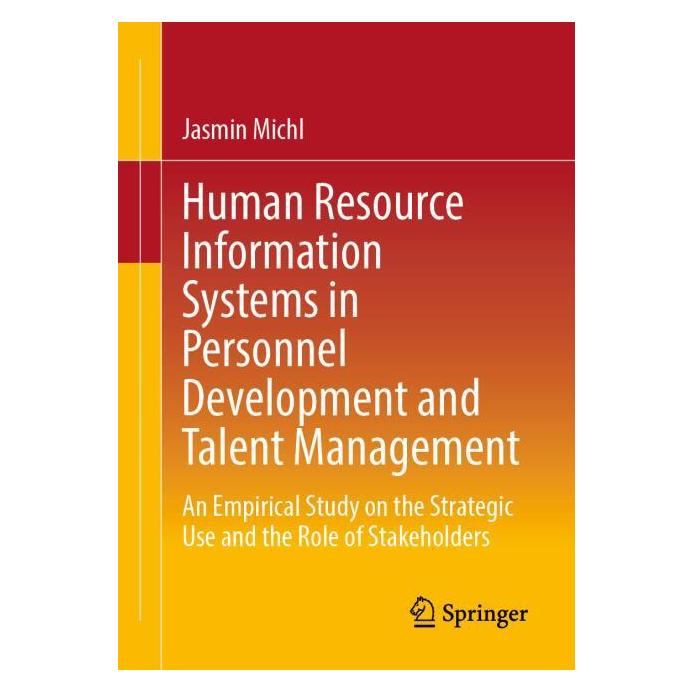 Springer Human Resource Information Systems in Personnel Development and Talent Management (Englisch, Softcover, Jasmin Michl) (60797603)
