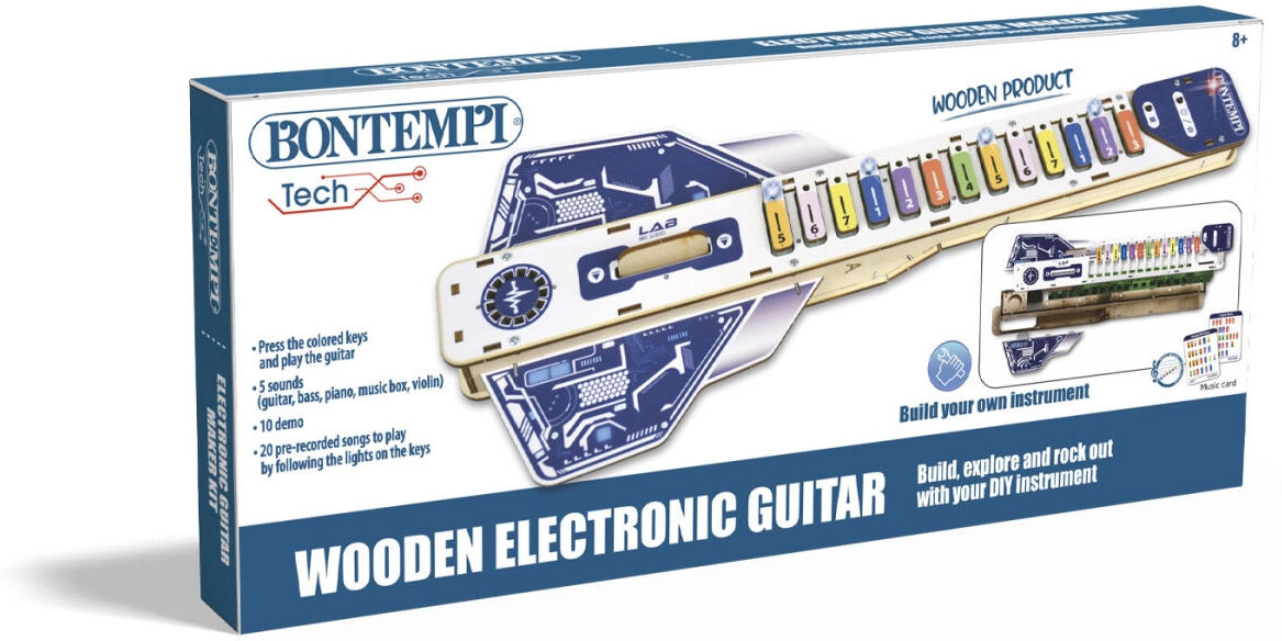 Kit de fabrication de Guitare électronique en bois - Bontempi