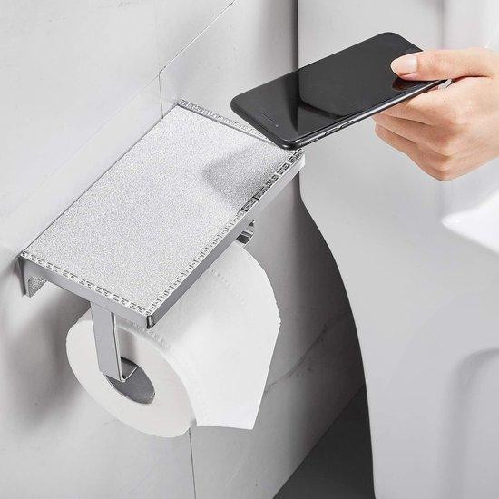 Unyqoos toiletrolhouder met opbergruimte - chroom
