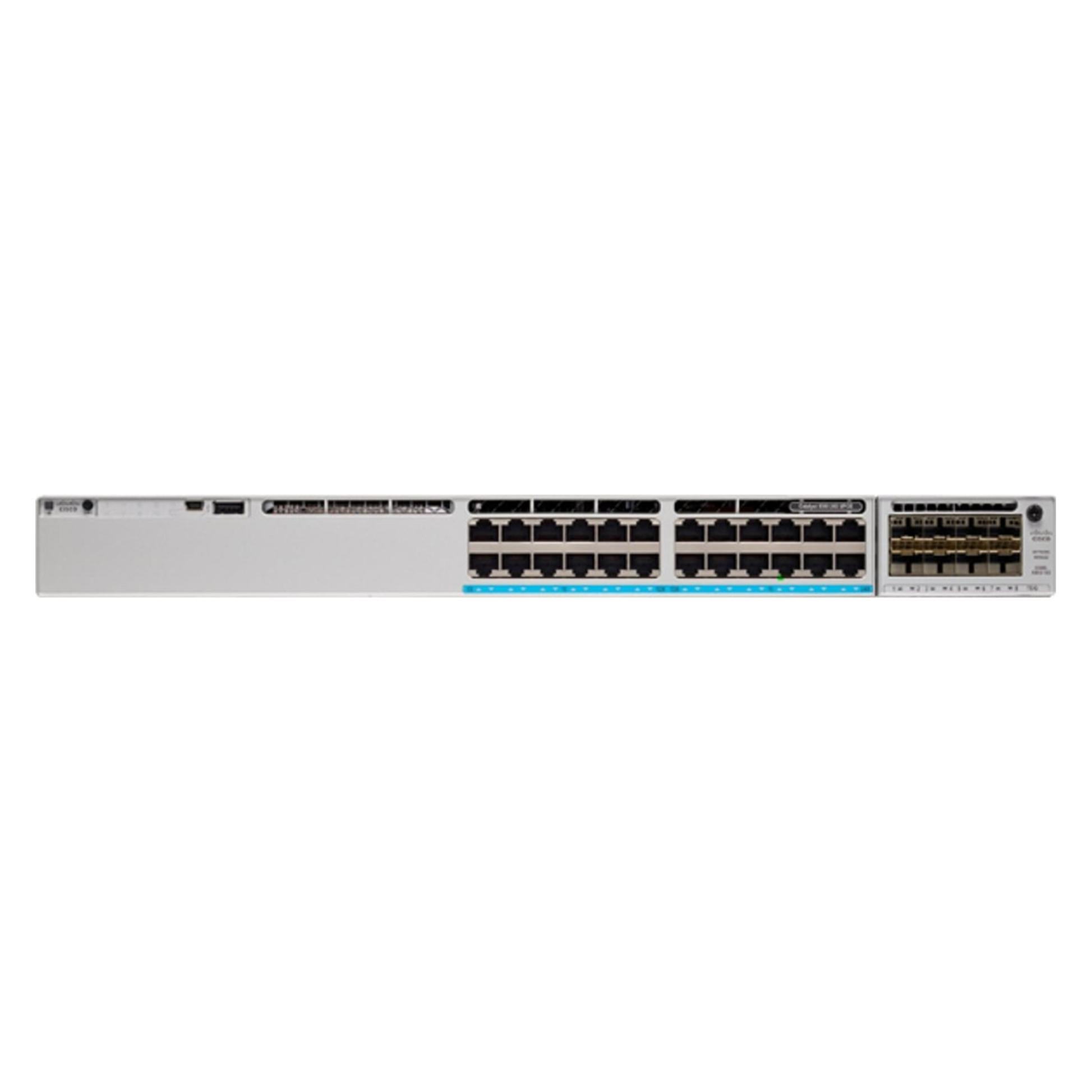 Cisco CATALYST 9300L 24P 8MGIG NETWORK ESSENTIALS 4X10G UPLINK (24 Ports) (C9300L-24UXG-4X-E)