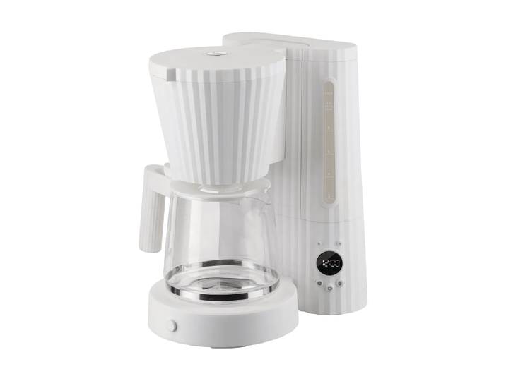 Alessi Plissé Kaffeemaschine Weiß