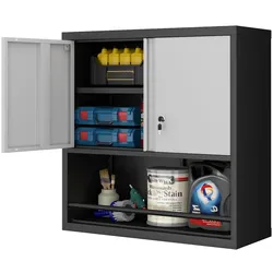 MODFU Metall-Wandschrank mit 2 Türen und verstellbarem Einlegeboden