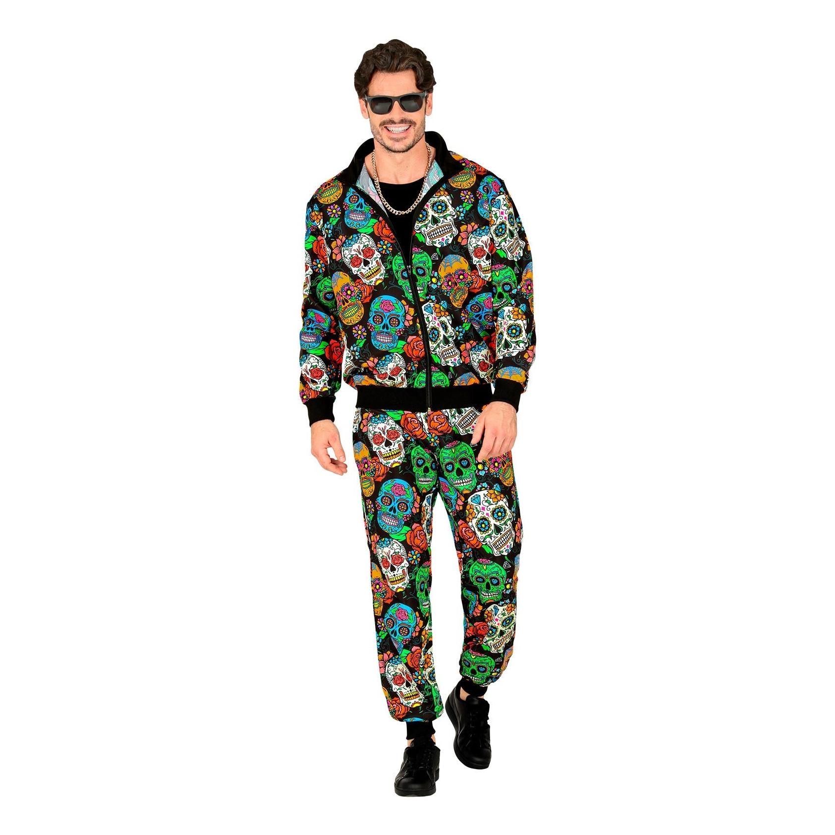 Widmann Trainingsanzug Dia De Los Muertos:oberteil, Hose (XL) (7084)