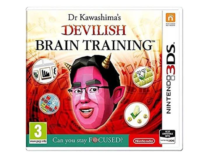 Nintendo Dr Kawashima's Devilish Brain Training: Can You Stay Focused?, 3DS Standard Nintendo 3DS