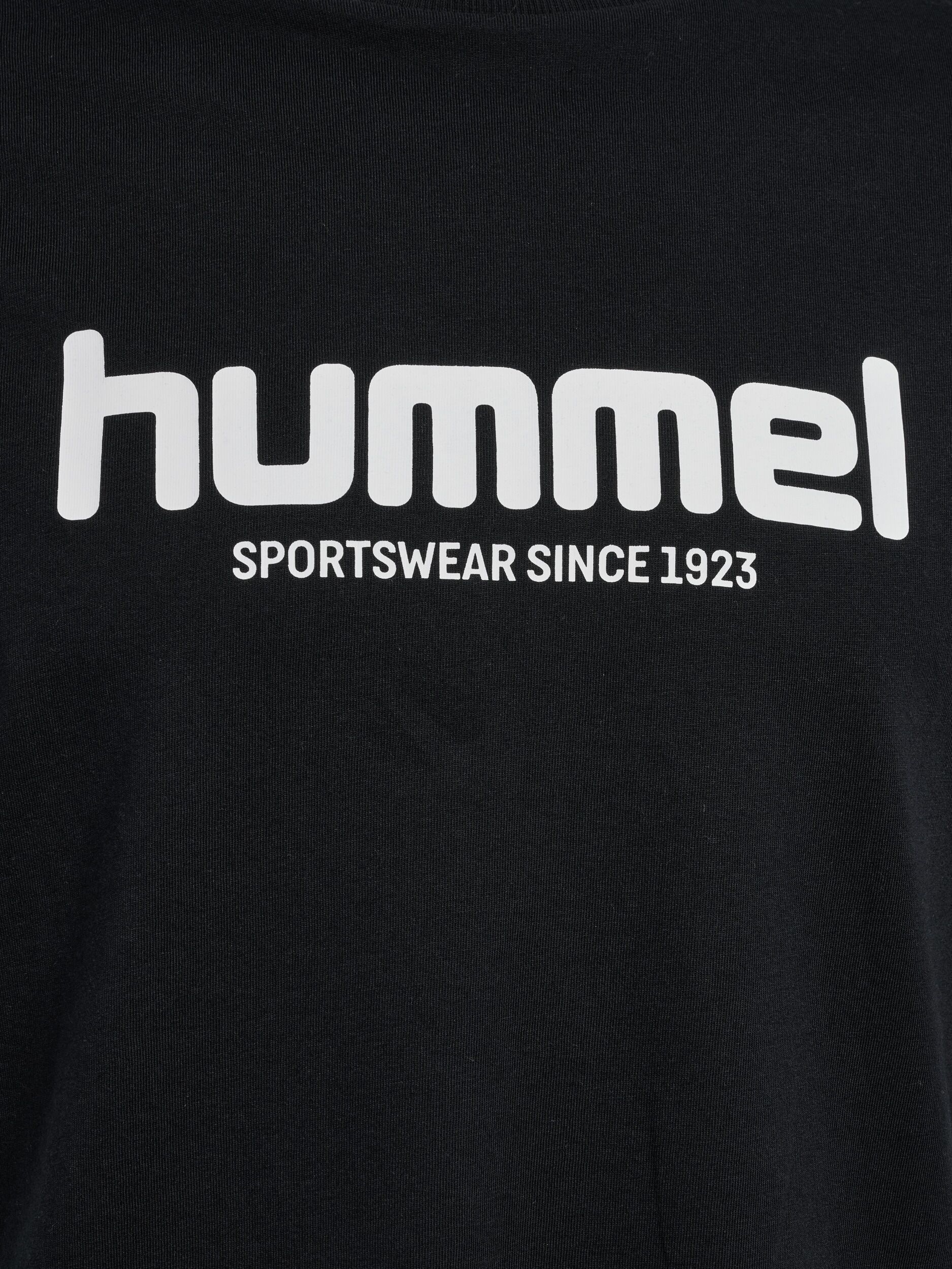 T-Shirt HUMMEL "HMLLEGACY 2.0 T-SHIRT S/S", Herren, Gr. L, schwarz, Obermaterial: 100% Baumwolle, Rundhals, Shirts T-Shirt, kurze Ärmel, für sportliche Aktivitäten, aus Baumwolle