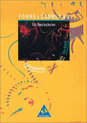 Roland Kienhöfer - Formelsammlung Mathematik Physik Chemie Technik: Ausgabe für Realschulen - Preis vom 09.10.2026 07:28:09 h