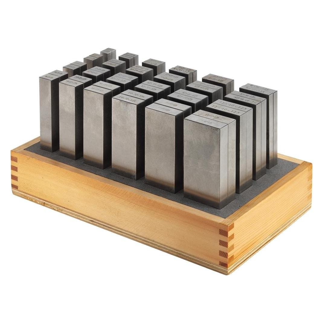 Amf Parallelunterlagensatz Nr. 6348SP Inhalt 24 Paar Grösse 125 Superpräzision Länge 125 mm (75614)