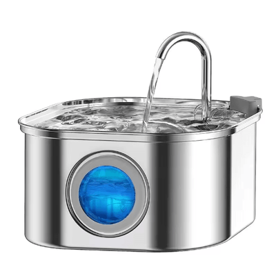 Inspire Picks 3.2L Stainless Steel Cat Water Fountain Automatic Pet Drinking Dispenser only Water Fountain