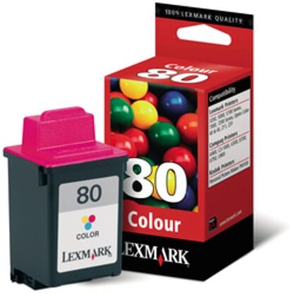 Lexmark 80 ( 12A1980) tinteiro cores