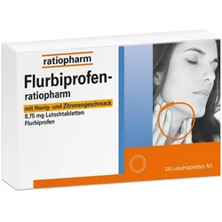FLURBIPROFEN-ratio.m.Honig-u.Zitroneng.8,75mg Lut. 24 St
