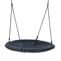Nestschaukel, schwarz (schwarzes Seil)