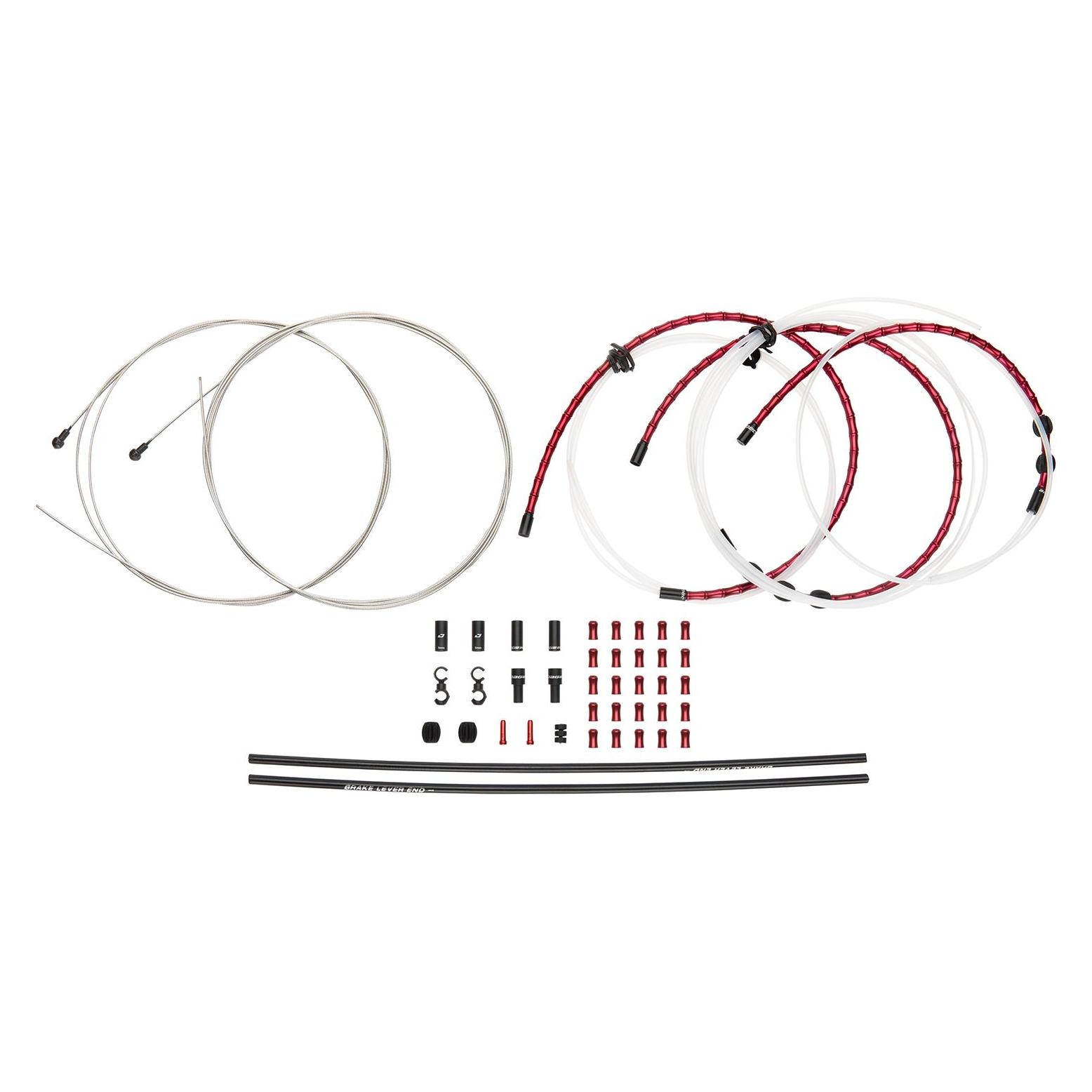 Jagwire Road Elite Link Bremszugset (Hinterradbremse) (JA8004.RED)