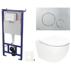 SAT Fusion Wand-WC Set für Vorwandmontage SIKOSSTORFU71