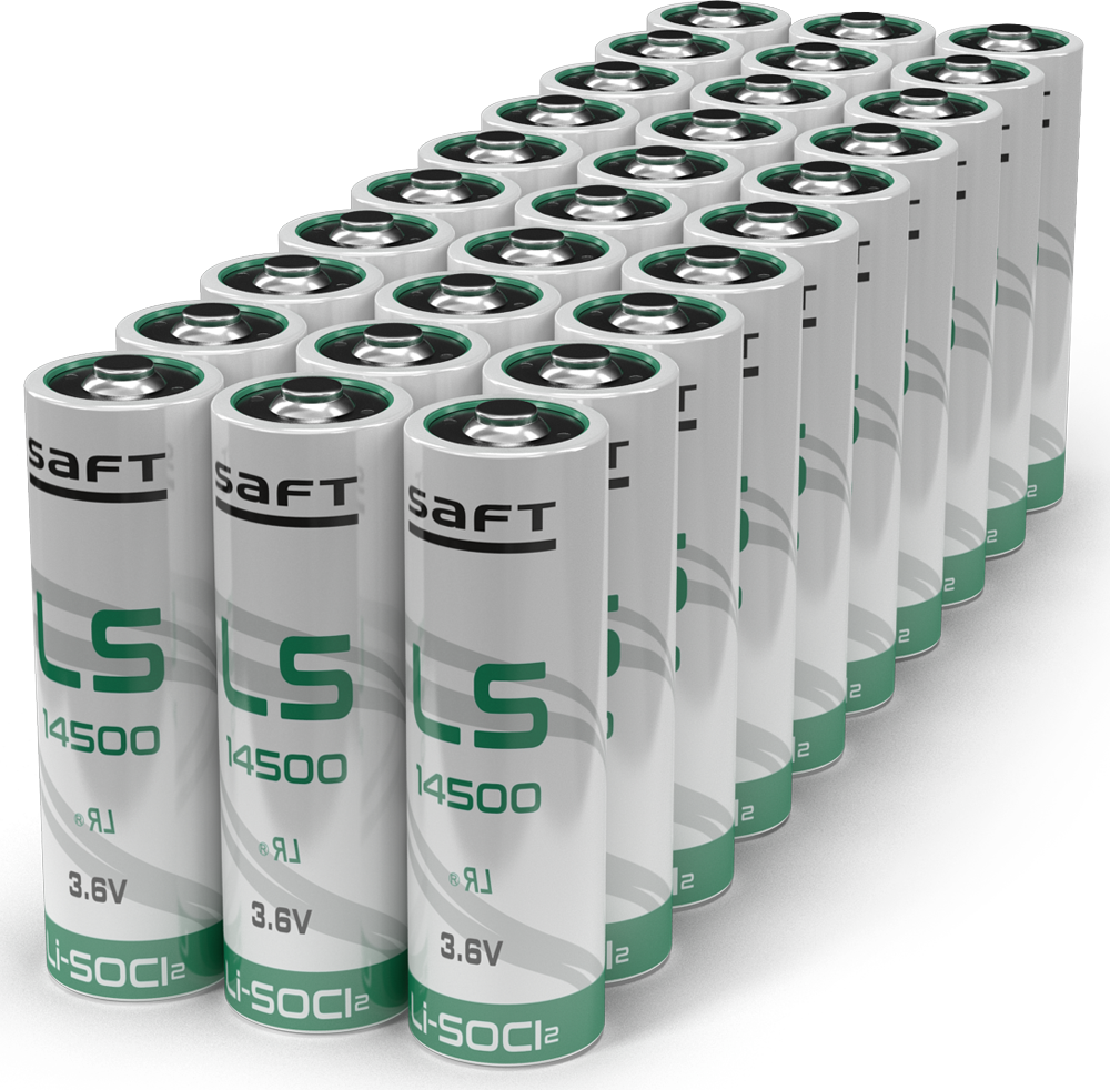 Saft LS14500 Li-SOCI2 3.6V AA Battery   30 Pack