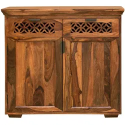 Kommode Mira 90x90x45 aus indischem Sheesham-Massivholz