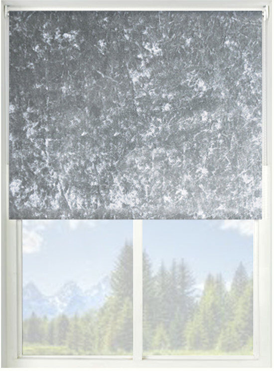 Rosdorf Park Blackout Roller Blind Silver 150cm W x 160cm L