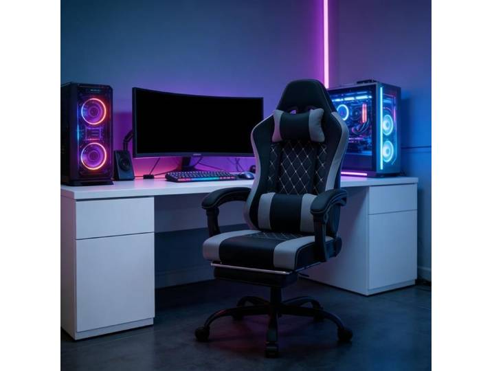 Design solide et sécurisé chaise de bureau idéal pour chambre ado gamer bureau design moderne