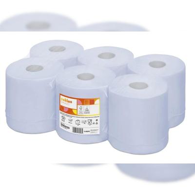 All Care Satino Putzrollen midi 100% recycled - 1-lagig - 20 cm - blau - 6 Rollen