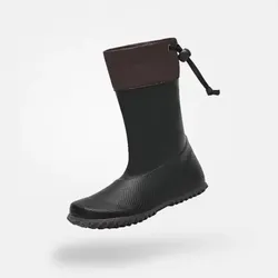 Saguaro Kinder Barfuß-Gummistiefel Brisk I - schwarz 24
